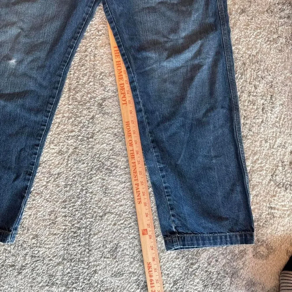 Levi's Signature Carpenter Jeans Blue Denim Relaxed Straight Utility Men's 36x32
